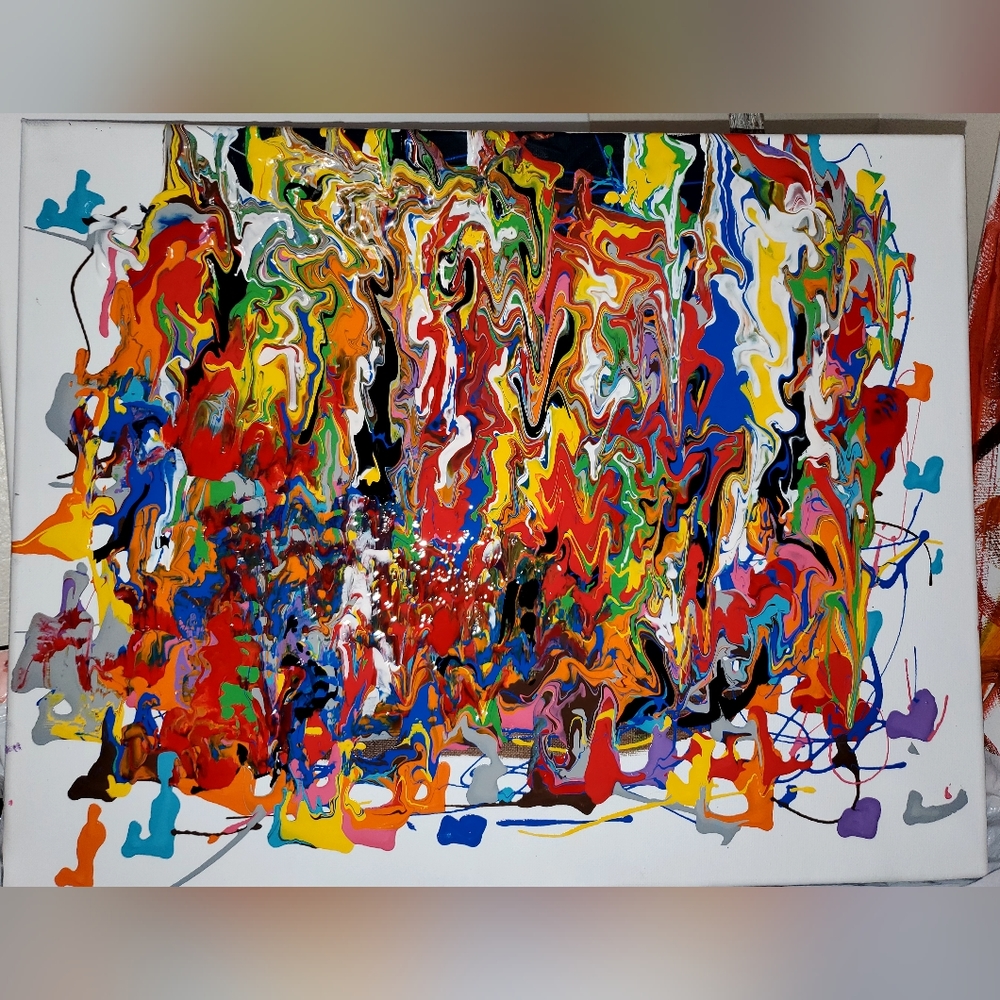 Beautiful Abstract Color Painting